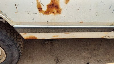 1984 Dodge Ram W250 Passenger Right Rear Moulding On Box Front Oem