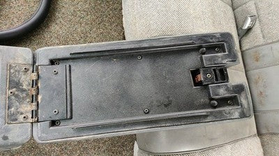 1992 Jeep Cherokee Center Console Lid Only Oem Arm Rest Fold Down Gray