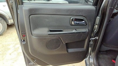 2007-12 Gmc Canyon Driver Left Rear Door Trim Panel With Switches Back Ebony 19J