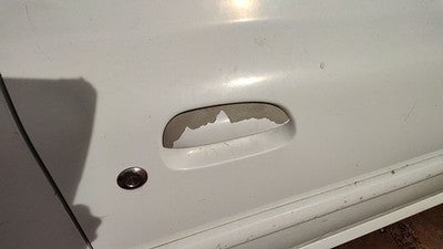 2000-2002 Kia Rio Passenger Right Front Outside Door Handle Oem White