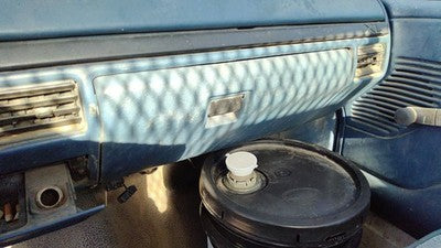 1996 Ford F350 Glove Box Assembly Complete Door With Latch Oem Blue