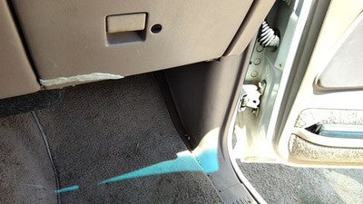 1993 Ford Explorer Passenger Right Lower Kick Trim Panel Oem Tan