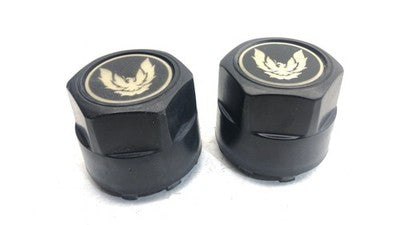 83-84 Pontiac Firebird Pair Of Center Caps 3-1/4" Diameter 2-7/8" Tall Factory