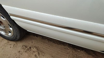 1998 Buick Lesabre Passenger Right Rear Moulding From Door Back Trim Strip White
