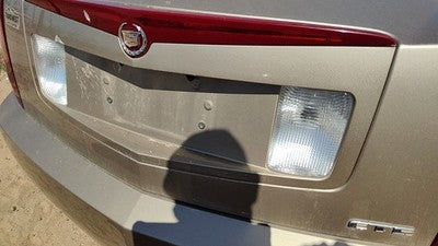 03-07 Cts License Plate Trim Surround Panel Oem Tail Trunk Finish Sand Storm 61U