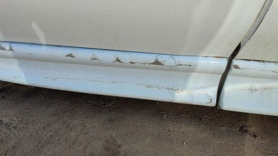 05-08 Uplander Driver Left Lower Rocker Panel Moulding Side Skirt Oem White 50U