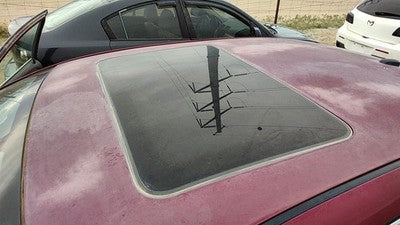 2004-2012 Chevy Malibu Sun Roof Glass Oem Top Window 15893307