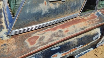 1964 Ford Thunderbird Coupe Passenger Right Rear Moulding On Quarter Panel Oem