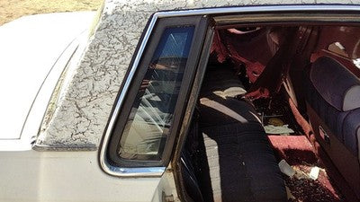 1982-1988 Olds Ciera Passenger Right Rear Quarter Glass Back Side Window Oem