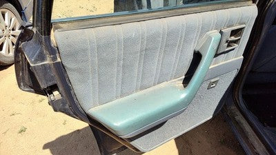 94 Cutlass Ciera Driver Left Rear Inside Door Trim Panel With Switches Back Blue