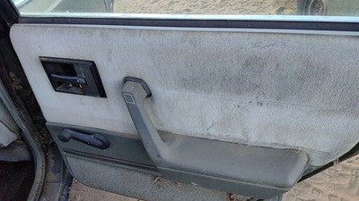 1985 Pontiac 6000 Passenger Right Rear Door Trim Panel Manual Windows Green