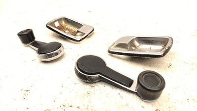 1971 Nissan 240Z Window Crank Inner Door Handle Bezel Pair Set Oem