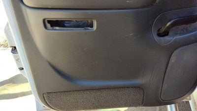 04-06 1500 Hd Driver Left Rear Inside Door Trim Panel Only Back Pewter 69D