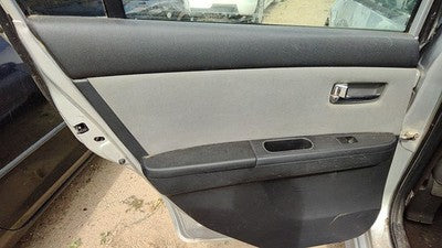 2010 Sentra Sr Driver Left Rear Inside Door Trim Panel With Switches Back Gray X