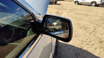 06-10 Grand Cherokee Passenger Right Power Side Mirror Door Mounted Silver Ps2