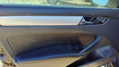 12-19 Vw Passat Driver Left Front Door Trim Panel With Master Switch Black Tb