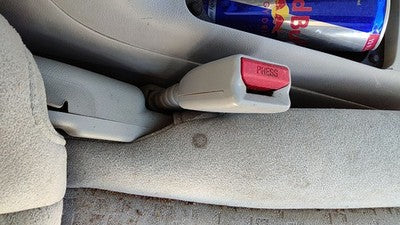 2006-2007 Hyundai Sonata Passenger Right Front Seat Belt Buckle Receiver Fz Gray