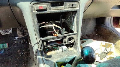 1994-97 Honda Accord Trim Bezel Around Radio And Floor Shifter Oem Console Gray