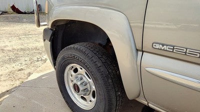 99-02 Sierra 2500 Hd Driver Left Front Wheel Flare Moulding Fender Pewter 11u