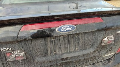 2011 Ford Fusion License Plate Trim Surround With Third Brake Light Middle Lamp