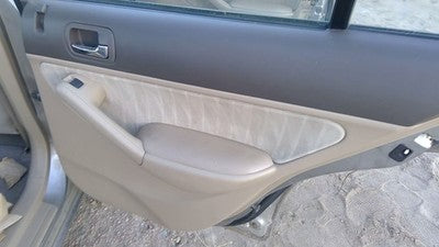 2003-2005 Honda Civic Passenger Right Rear Inside Door Trim Panel Oem Back Tan