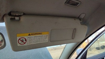 2000-2008 Vw Passat Passenger Right Sun Visor Oem Gray 3B0857552s2f4
