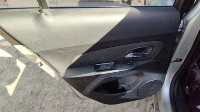 11-16 Chevy Cruze Driver Left Rear Door Trim Panel With Switches Back Black Afo