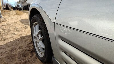 2000-2005 Mitsubishi Eclipse Driver Left Front Fender A68 Sterling Silver Hail