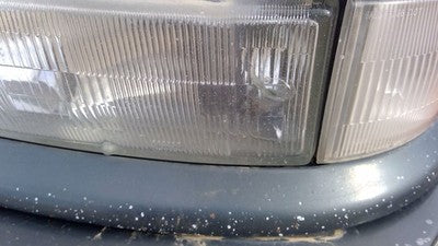 89-92 Galant Vr-4 Driver Left Head Light Front Lamp With Bracket Cracked