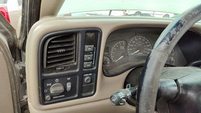 00-02 Silverado 2500 Hd Trim Bezel Around Speedometer Dash Surround Panel Tan