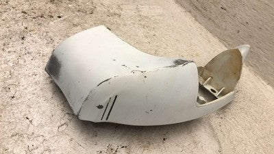 1970 Mercury Cougar Driver Left Rear Quarter Panel Extension End Oem Silver