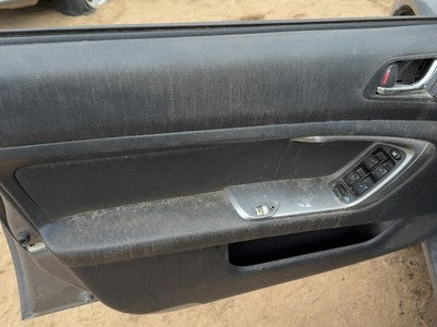09 Legacy Outback Driver Left Front Door Trim Panel With Master Switch Black