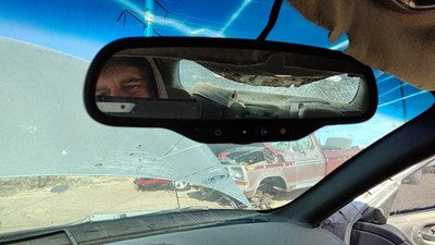 2000-2005 Pontiac Bonneville Inside Rear View Mirror Oem Windshield Mounted