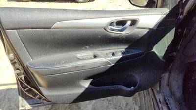 16-19 Sentra Driver Left Front Door Trim Panel With Master Switch Charcoal G