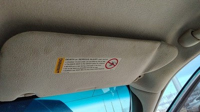 1999 Cadillac Seville Passenger Right Sun Visor Oem Tan 503