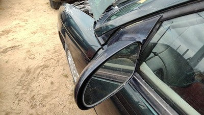 1996-2001 Saturn Sl1 Driver Left Side Mirror Door Mounted Manual Cable Oem Green