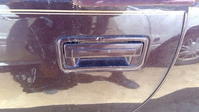 93 Cadillac Fleetwood Driver Left Rear Back Outside Door Handle Oem Lever Maroon