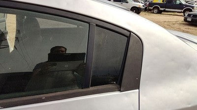 2007-12 Nissan Sentra Sr Driver Left Rear Vent Window Back Door Glass With Frame