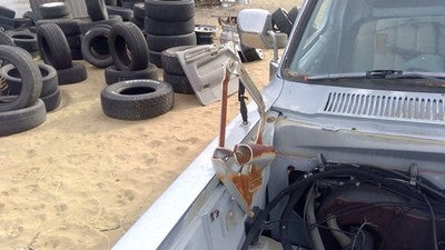 1972-1989 Dodge Ram D100 Passenger Right Hood Hinge Assembly Oem Blue 55027100