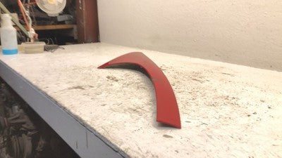 2003 Sunfire Passenger Right Rear Moulding On Quarter Panel Red 74u Upper Corner