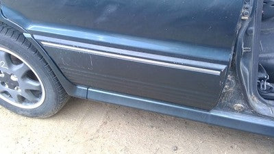 91 Mitsubishi Galant Vr4 Passenger Right Rear Moulding From Door Back Trim Green