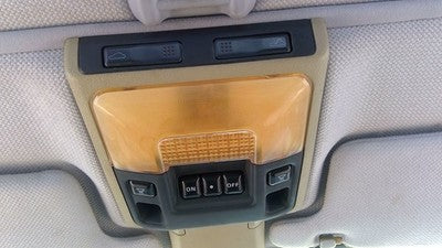 91 Mitsubishi Galant Vr-4 Center Overhead Console Dome Light Map Lamp Cubby Gray