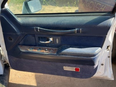 94 Lincoln Town Car Passenger Right Front Door Trim Panel With Switches Blue Dp