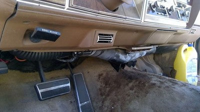 1985 Olds 88 Lower Dash Under Column Knee Bolster Trim Panel Oem Tan