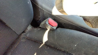 13-19 Sentra Passenger Right Front Seat Belt Buckle Receiver Oem Charcoal G