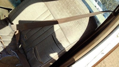 Ford F150 Driver Left Front Seat Belt Retractor Oem Shoulder Brown