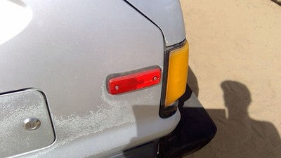 83-88 Toyota Tercel Driver Left Side marker light Red Reflector Hatchback 3 Door