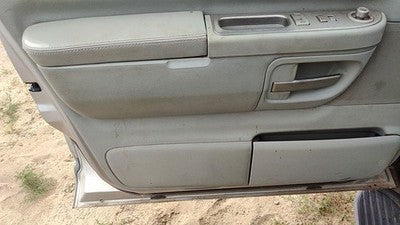03 Lincoln Aviator Driver Left Front Door Trim Panel With Master Switch Gray Bl
