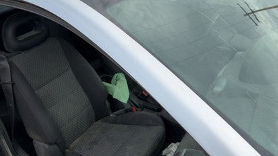 2007 Saturn Ion Passenger Right Front Moulding On A Pillar Oem Silver 13U