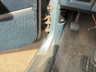 1986 Olds 88 Driver Left Lower Kick Trim Panel Oem Blue